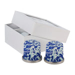 OC37 - Ocean Swirl Salt & Pepper - Golden Rabbit Enamelware