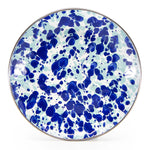 OC62S4 - Ocean Swirl Appetizer Plates- Set of 4 - Golden Rabbit Enamelware