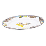 OY06 - Oyster Oval Platter - Golden Rabbit Enamelware