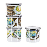OY23S4 - Oyster Shooters - Set of 4 - Golden Rabbit Enamelware