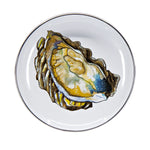 OY62S4 - Oyster Appetizer Plates - Set of 4 - Golden Rabbit Enamelware