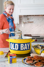 OB75 - Old Bay 18 Qt Stock Pot - Golden Rabbit Enamelware