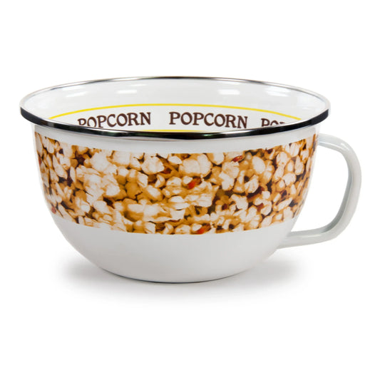 PP35S4 - Popcorn Sharing Bowls - Set of 4 - Golden Rabbit Enamelware