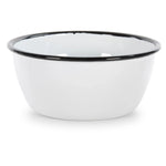 RBW93 - Black Rolled Rim Bowls - Set of 4 - Golden Rabbit Enamelware