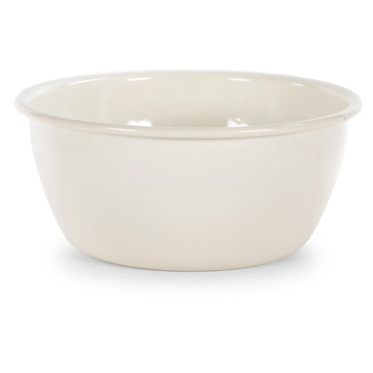 RCC93 - Cream Rolled Rim Bowls- Set of 4 - Golden Rabbit Enamelware