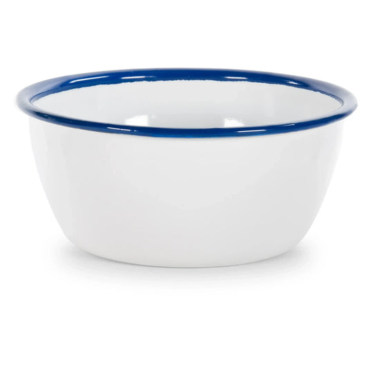 RCW93 - Cobalt Rolled Rim Bowls - Set of 4 - Golden Rabbit Enamelware