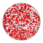 RD07S4 - Set of 4 Red Swirl Dinner Plates   AltImage2