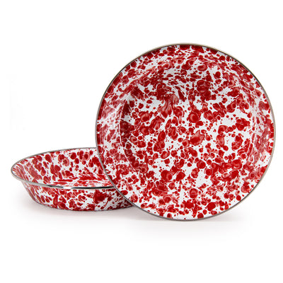 RD17 - Red Swirl Pie Plate  Primary Image