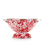 RD25 - Red Swirl Large Colander Primary Image