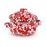 RD32S2 - Set of 2 Red Swirl Petite Tureens   AltImage2