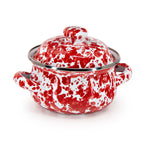 RD32S2 - Set of 2 Red Swirl Petite Tureens AltImage2