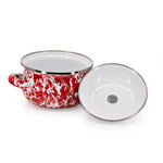 RD32S2 - Set of 2 Red Swirl Petite Tureens   AltImage4