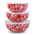 RD54 - Red Swirl Mixing Bowls  Primary Image
