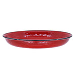 RR04S4 - Set of 4 Solid Red Pasta Plates   AltImage3