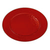 Solid Red Oval Platter