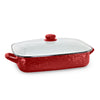 Solid Red Roasting Pan