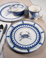 SE11S4 - Set of 4 Blue Crab Sandwich Plates   AltImage3