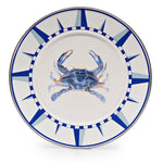 SE07S4 - Blue Crab Dinner Plates - Set of 4 - Golden Rabbit Enamelware