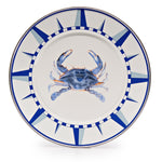 SE07S4 - Blue Crab Dinner Plates - Set of 4 - Golden Rabbit Enamelware