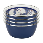 SE61S4 - Set of 4 Blue Crab Salad Bowls Primary Image
