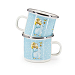 TKM20S4 - Tom Kitten Child Mugs - Set of 4 - Golden Rabbit Enamelware
