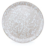 TP01 - Taupe Swirl Large Tray - Golden Rabbit Enamelware