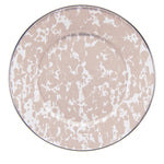 TP11S4 - Set of 4 Taupe Swirl Sandwich Plates AltImage2