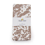 TP52 - Taupe Swirl Kiychen Towel Set - of 2 - Golden Rabbit Enamelware