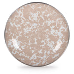 TP62S4 - Set of 4 Taupe Swirl Appetizer Plates AltImage2