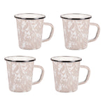 TP66S4 - Set of 4 Taupe Swirl Latte Mugs Primary Image
