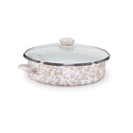 TP80 - Taupe Swirl Large Saute Pan Primary Image