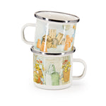WC20S4 - Peter & The Watering Can Child Mugs - Set of 4 - Golden Rabbit Enamelware