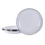WW04S4 - Set of 4 Solid White Pasta Plates Primary Image