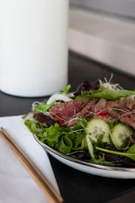 WW04S4 - Solid Pasta Plates - Set of 4, White - Golden Rabbit Enamelware