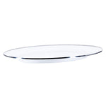 WW06 - Solid Oval Platter, White - Golden Rabbit Enamelware