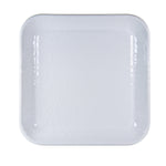 WW09S2 - Set of 2 Solid White Square Plates AltImage3