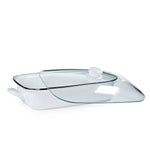 WW15 - White Solid Roasting Pan - Golden Rabbit Enamelware