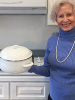 WW31 - Solid Dutch Oven, White - Golden Rabbit Enamelware