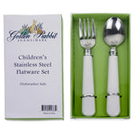 WW45 - Solid White Flatware Set Primary Image