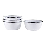 WW61S4 - Set of 4 Solid White Salad Bowls Primary Image