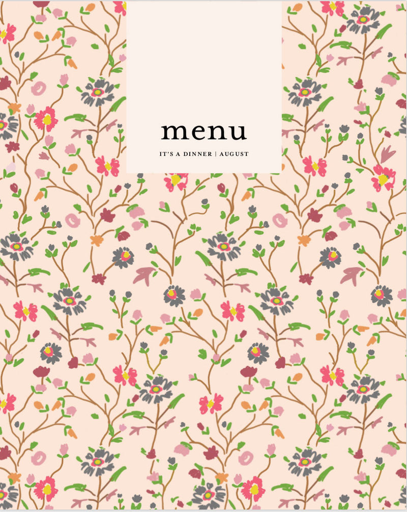 It’s A Dinner Menu