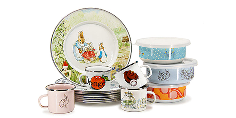 Golden Rabbit Enamelware