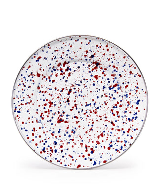 AM07S4 - Set of 4 Americana Dinner Plates - Golden Rabbit Enamelware