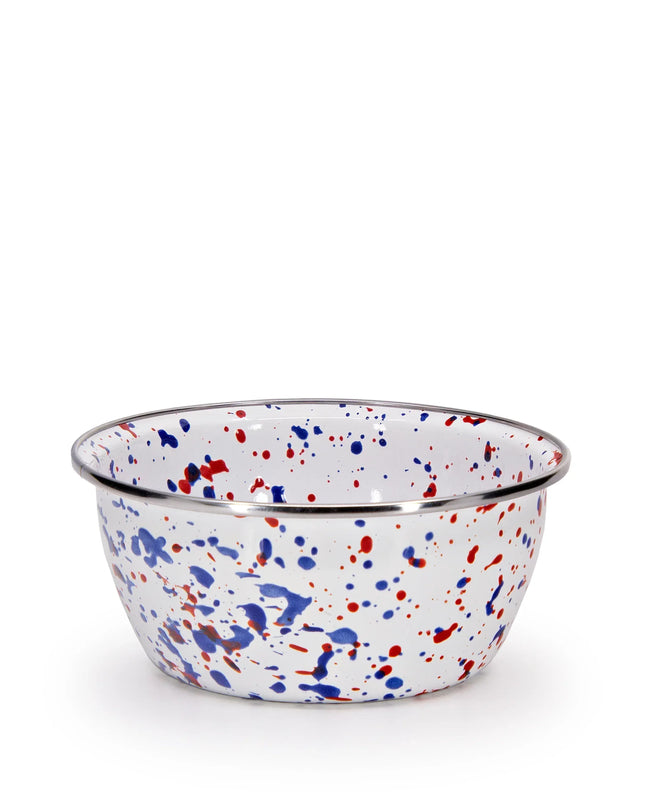 AM61S4 - Set of 4 Americana Salad Bowls - Golden Rabbit Enamelware