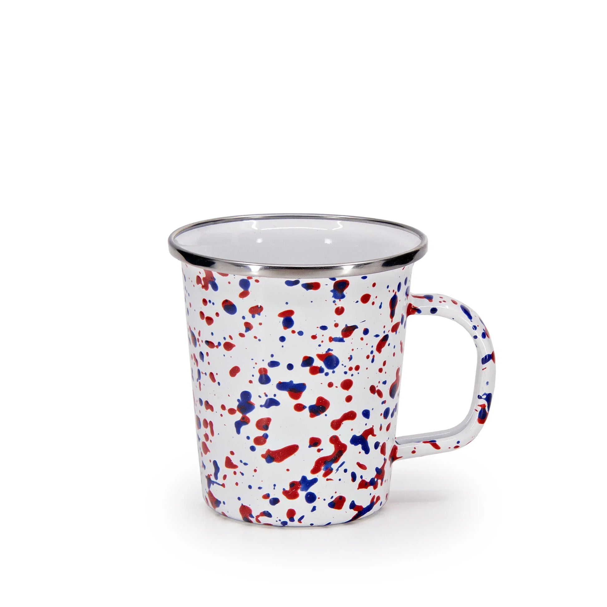 AM66S4 - Set of 4 Americana Latte Mugs - Golden Rabbit Enamelware
