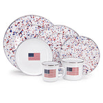 Set of 4 Americana Sandwich Plates