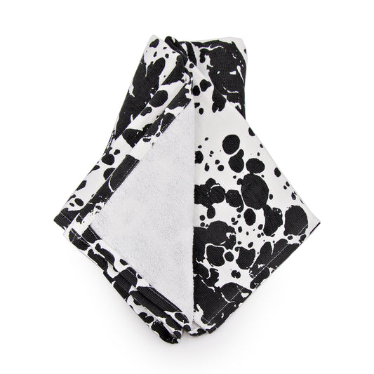 BL52 - Black Swirl Kitchen Towel - Set of 2  2