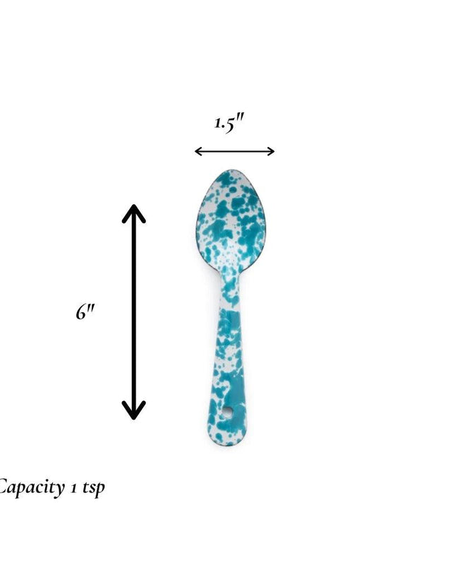 Splatter Small Spoons, Set of 4