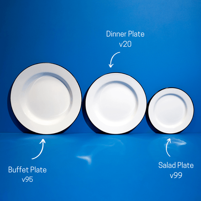 Vintage Dinner Plates, Set of 4