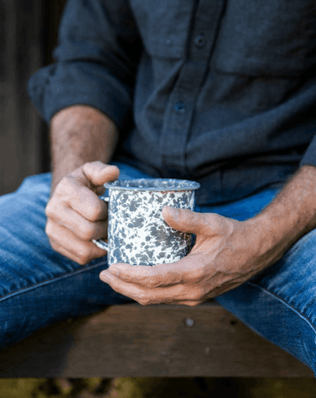 Splatter 12 oz Mugs, Set of 4